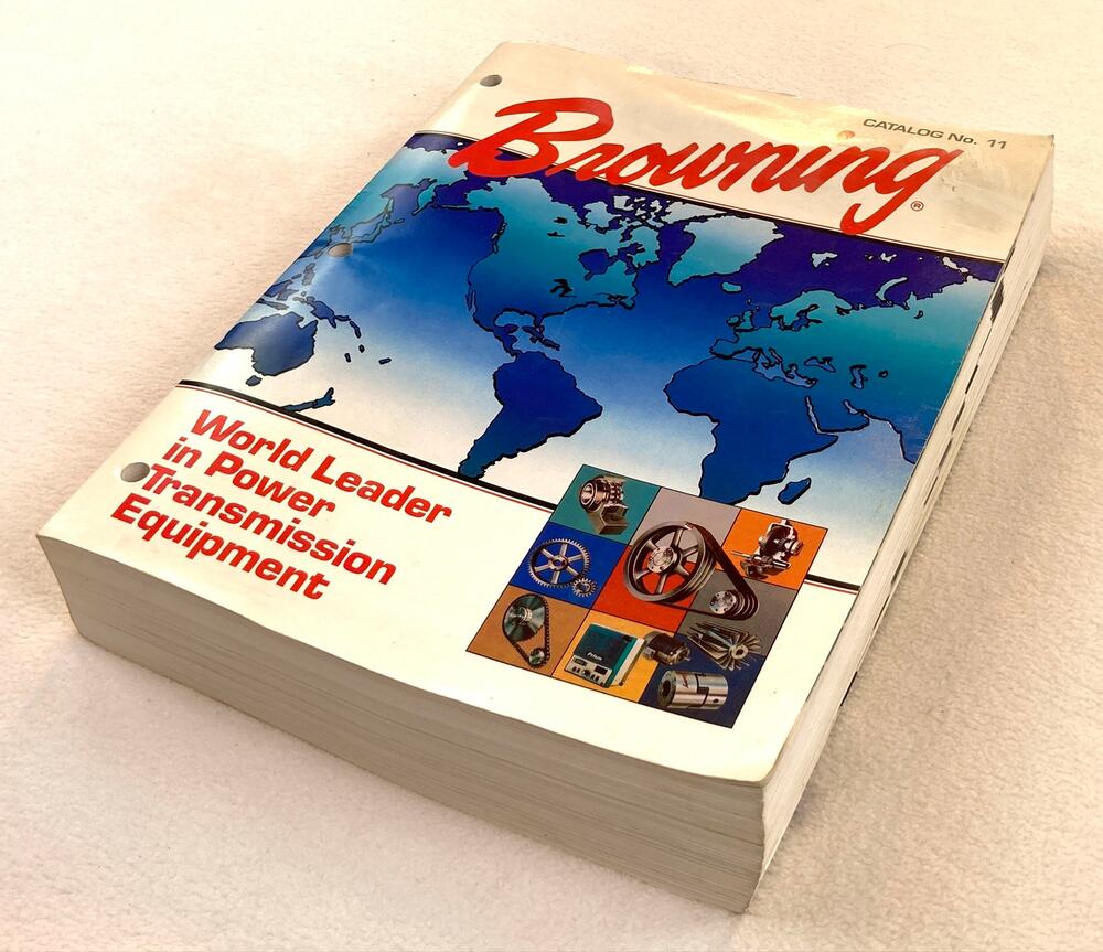 Browning Catalog No 11 1991 Power Transmission Industrial Manual Vintage